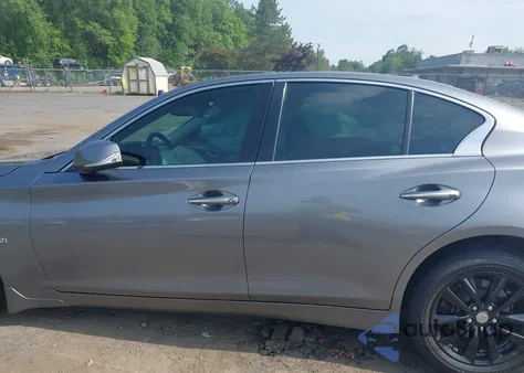 2016 Infiniti Q50 3.0T Premium from USA, damaged, VIN JN1EV7AR5GM343129